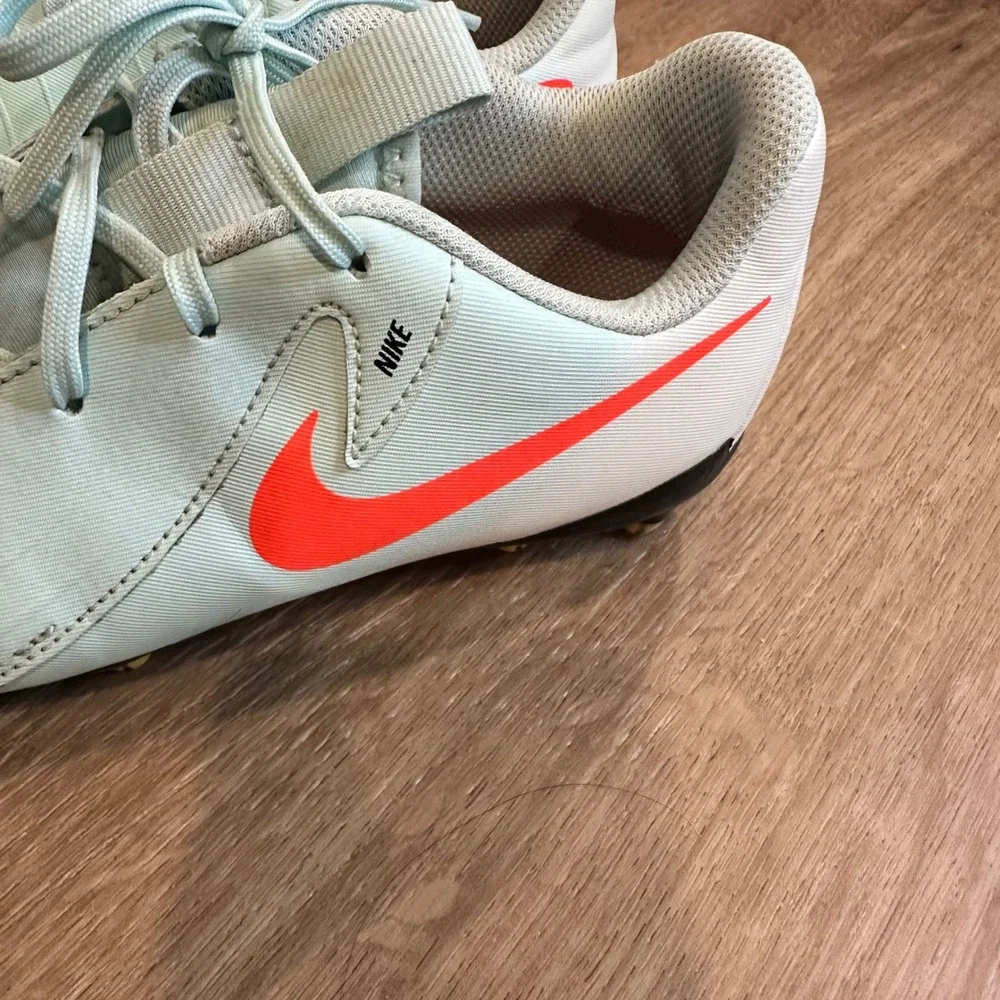 Nike Phantom GX Soccer Cleats Kids 3.5Y Blue Orange Athletic‎ Shoes Youth Sports